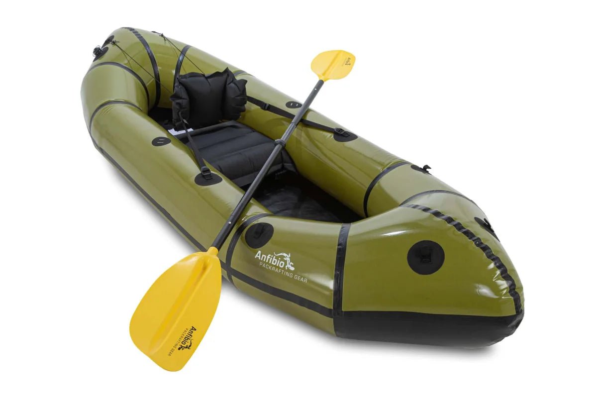 Packraft/Rucksackboot | Anfibio Sigma TX Packraft - schneller Einer (1 Person) - ohne Paddel | Eddy's Adventure