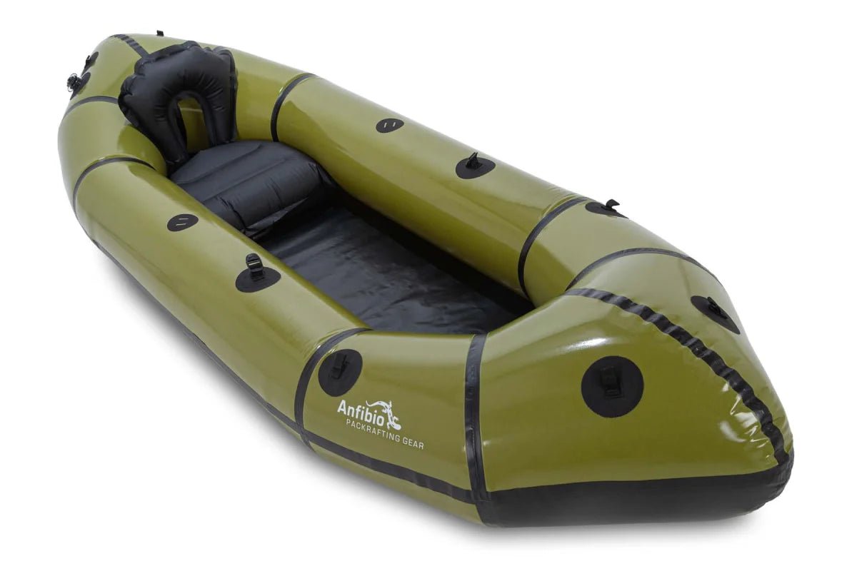 Packraft/Rucksackboot | Anfibio Sigma TX Packraft - schneller Einer (1 Person) - ohne Paddel | Eddy's Adventure