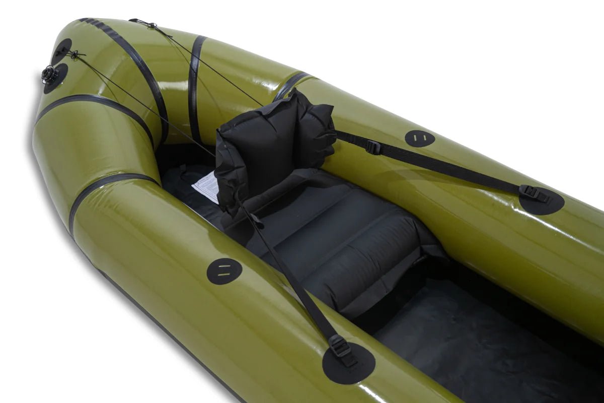 Packraft/Rucksackboot | Anfibio Sigma TX Packraft - schneller Einer (1 Person) - ohne Paddel | Eddy's Adventure
