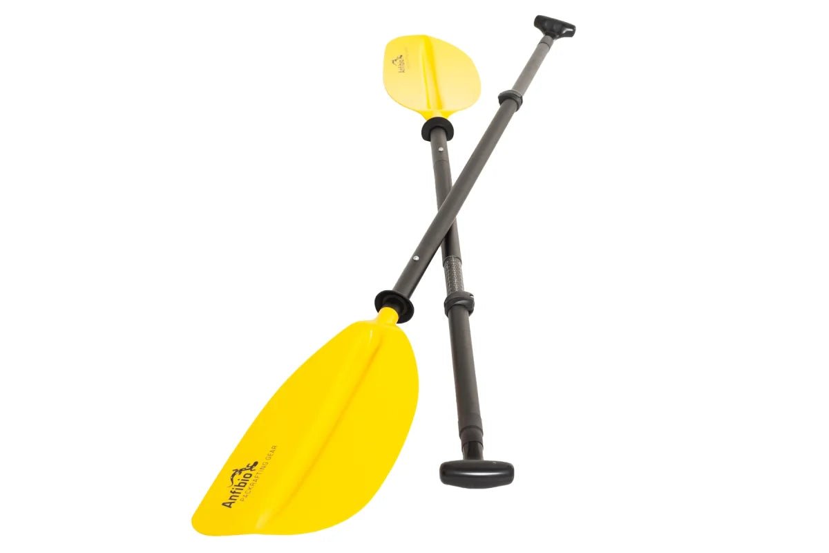 Packraft - Paddel | Anfibio Vertex Multi Tour - Glasfaser - Doppelpaddel oder Stechpaddel für Packrafts | Eddy's Adventure