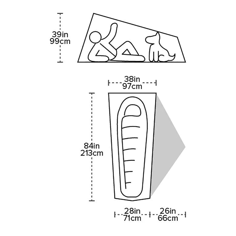 Big Agnes Tiger Wall UL1 - Bikepacking Zelt für 1 Person