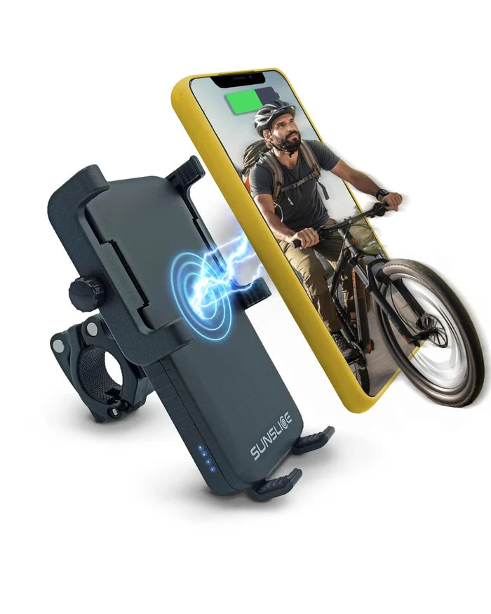 Sunslice Cyclotron 5000 MaH Powerbank, Telefonhalterung und Fahrradlicht