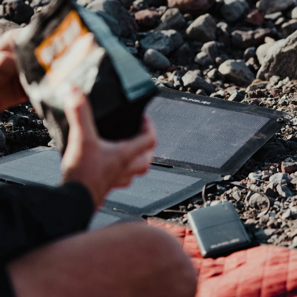 Sunsclice Fusion Flex 24 - tragbares Solarpanel für mehrtägige Touren