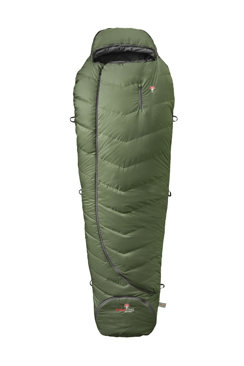 Grüezi Bag Biopod Wolle Survival Ice - Schlafsack für den harten Winter Survival Einsatz Survival - Schlafsack mieten I Eddy's Adventure