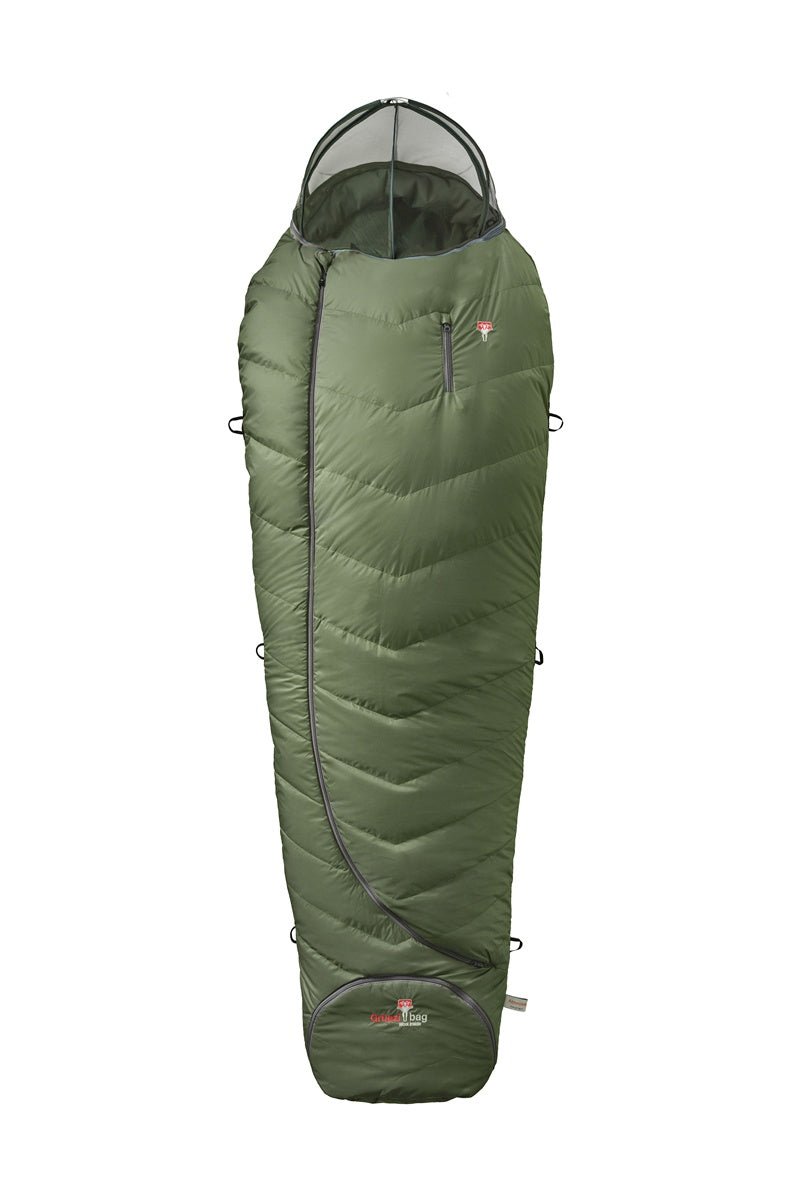 Grüezi Bag Biopod Wolle Survival Ice - Schlafsack für den harten Winter Survival Einsatz Survival - Schlafsack mieten I Eddy's Adventure
