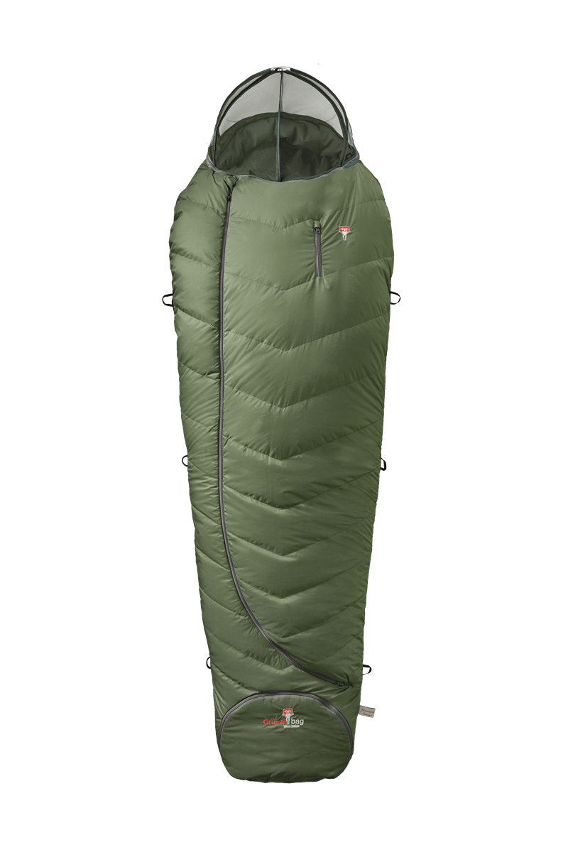 Grüezi Bag Biopod Wolle Survival - Schlafsack für den harten Survival Einsatz Survival - Schlafsack mieten I Eddy's Adventure