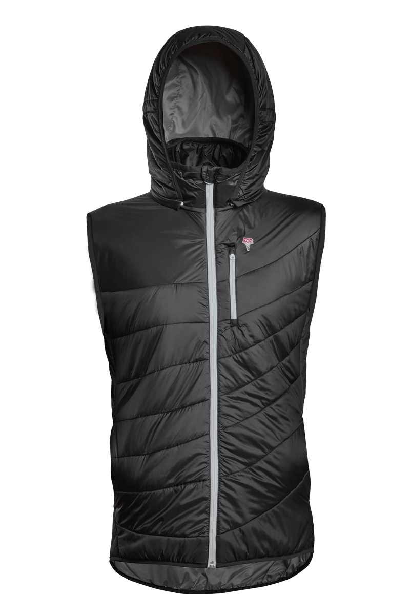 Grüezi bag Refreshful SilkWool Vest Men Isolationsweste | Black Isolationsweste mieten I Eddy's Adventure