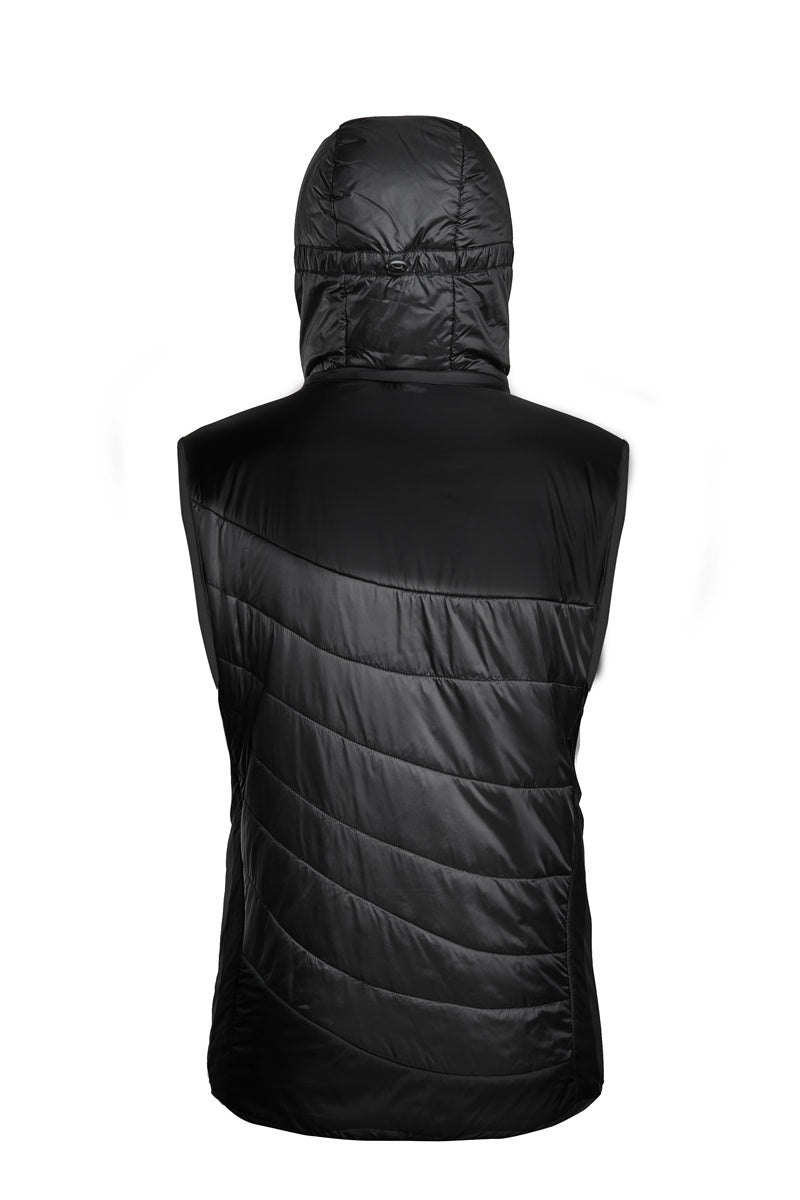 Grüezi bag Refreshful SilkWool Vest Men Isolationsweste | Black Isolationsweste mieten I Eddy's Adventure