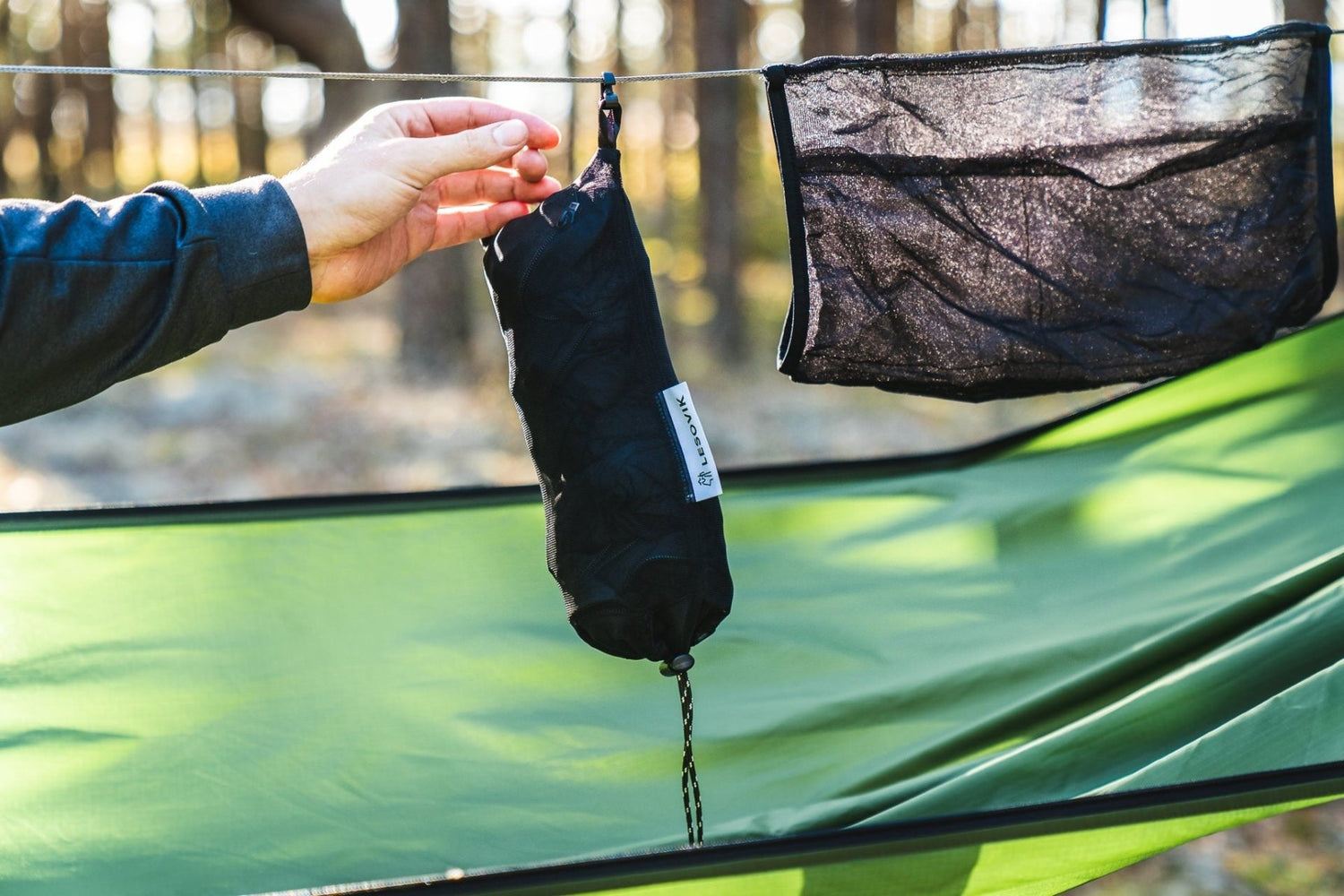 Lesovik DRAKA Hängematte mit Moskitonetz | 330 x 145cm Hängematten mieten I Eddy's Adventure