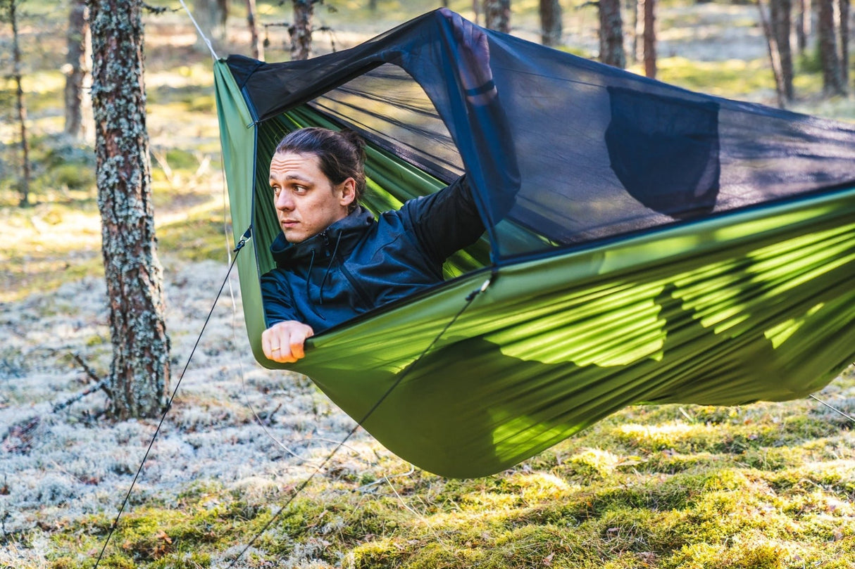 Lesovik DRAKA Hängematte mit Moskitonetz | 330 x 145cm Hängematten mieten I Eddy's Adventure