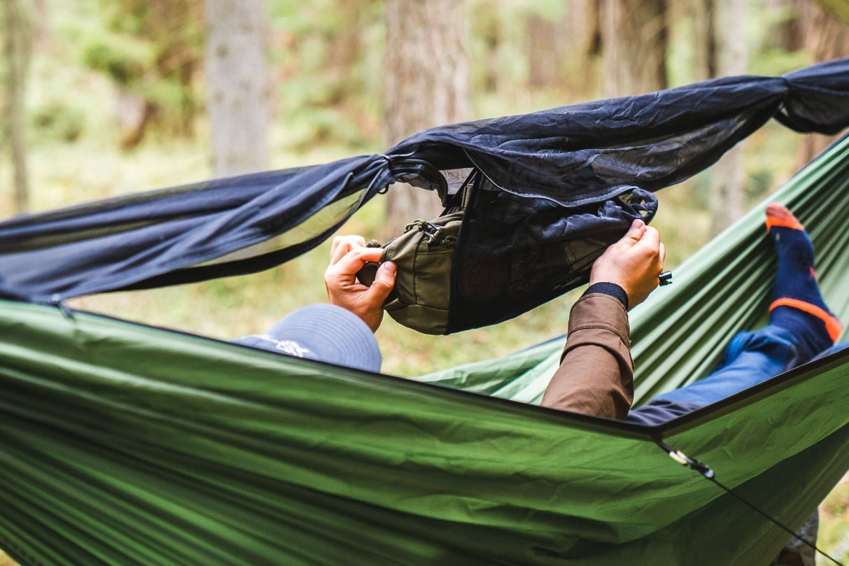 Lesovik DRAKA Hängematte mit Moskitonetz | 330 x 145cm Hängematten mieten I Eddy's Adventure