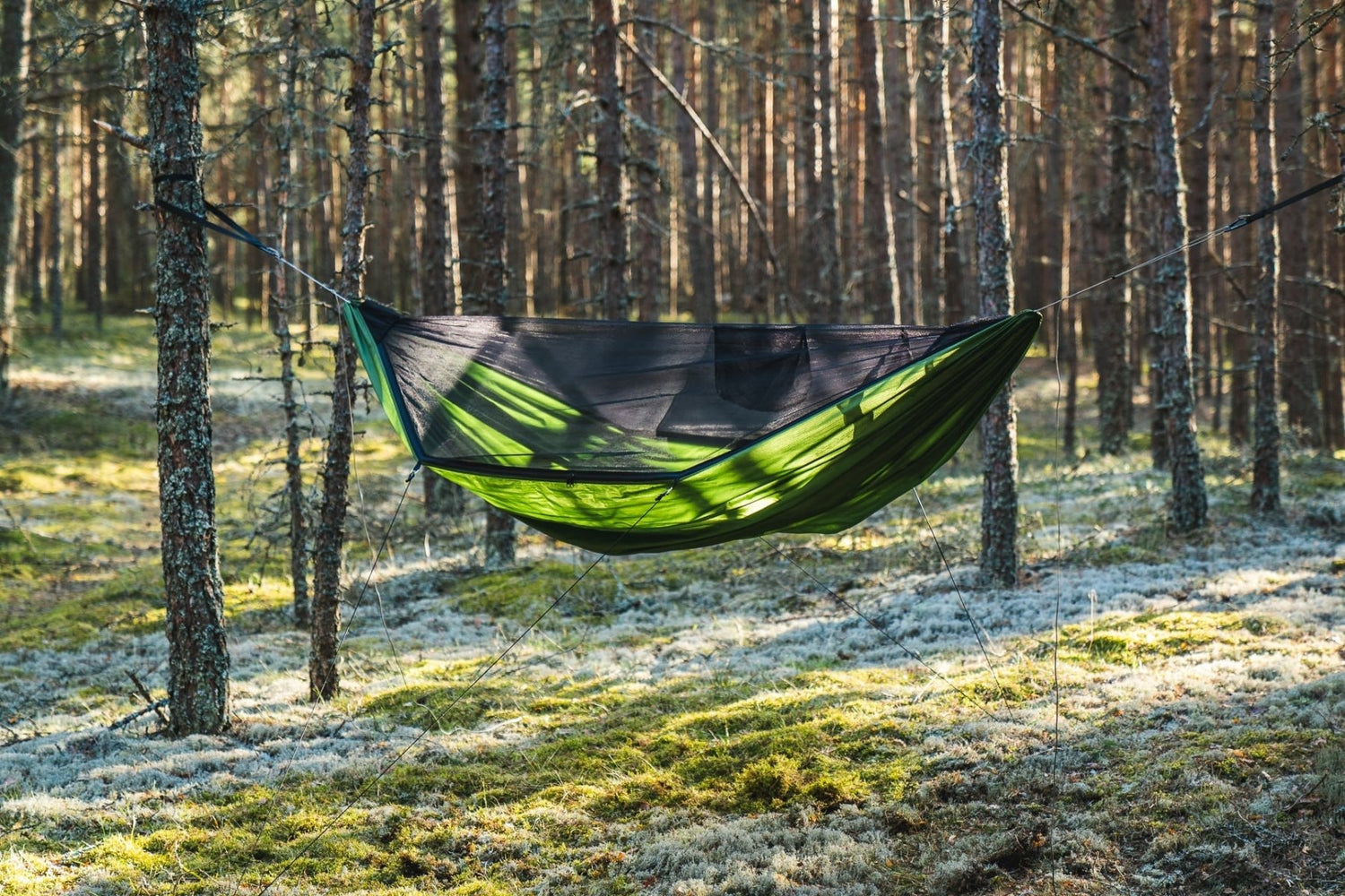 Lesovik DRAKA Hängematte mit Moskitonetz | 330 x 145cm Hängematten mieten I Eddy's Adventure