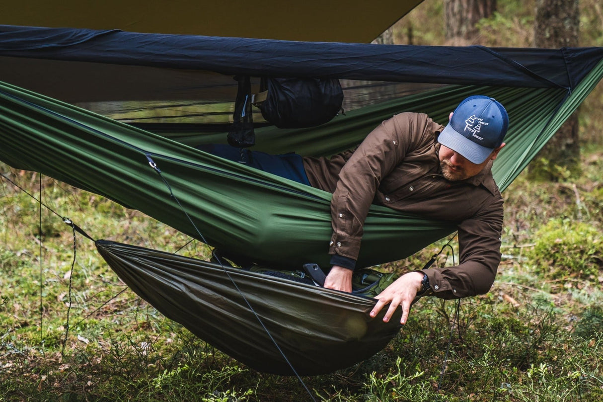 Lesovik HUBA Mini - Hängematte für deine Ausrüstung/ Gear Shelf Hängematten mieten I Eddy's Adventure