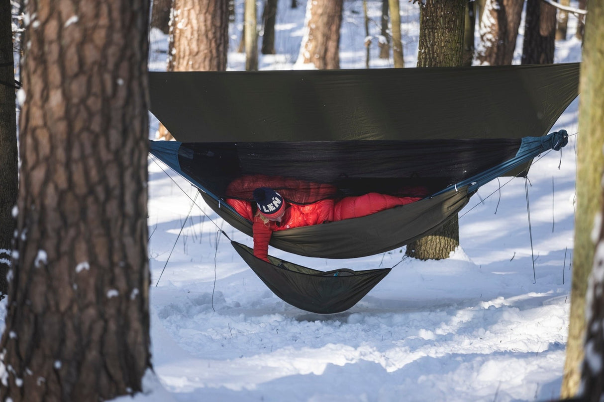 Lesovik HUBA Mini - Hängematte für deine Ausrüstung/ Gear Shelf Hängematten mieten I Eddy's Adventure