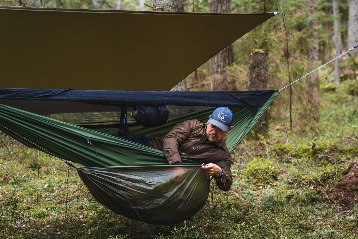 Lesovik HUBA Mini - Hängematte für deine Ausrüstung/ Gear Shelf Hängematten mieten I Eddy's Adventure