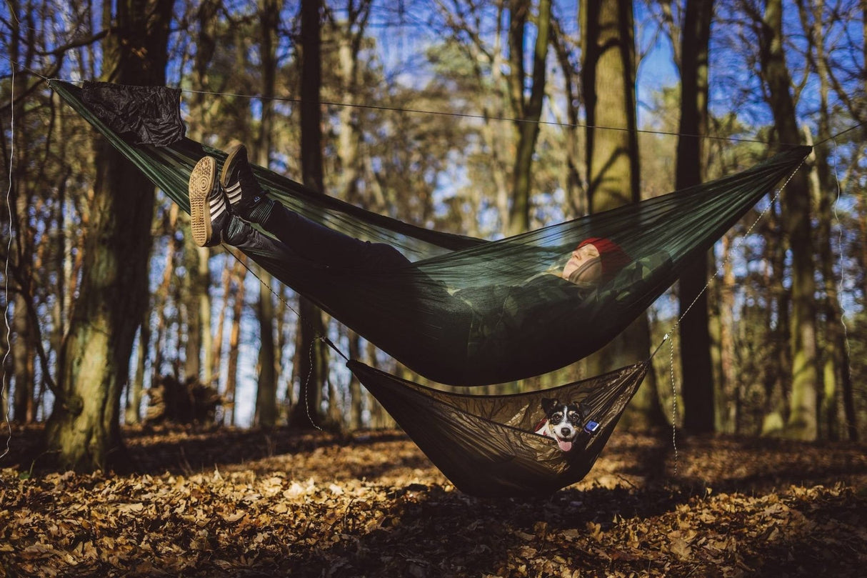Lesovik SUL - ultraleichte Hängematte mit nur 175g | 300 x 145cm Hängematten mieten I Eddy's Adventure