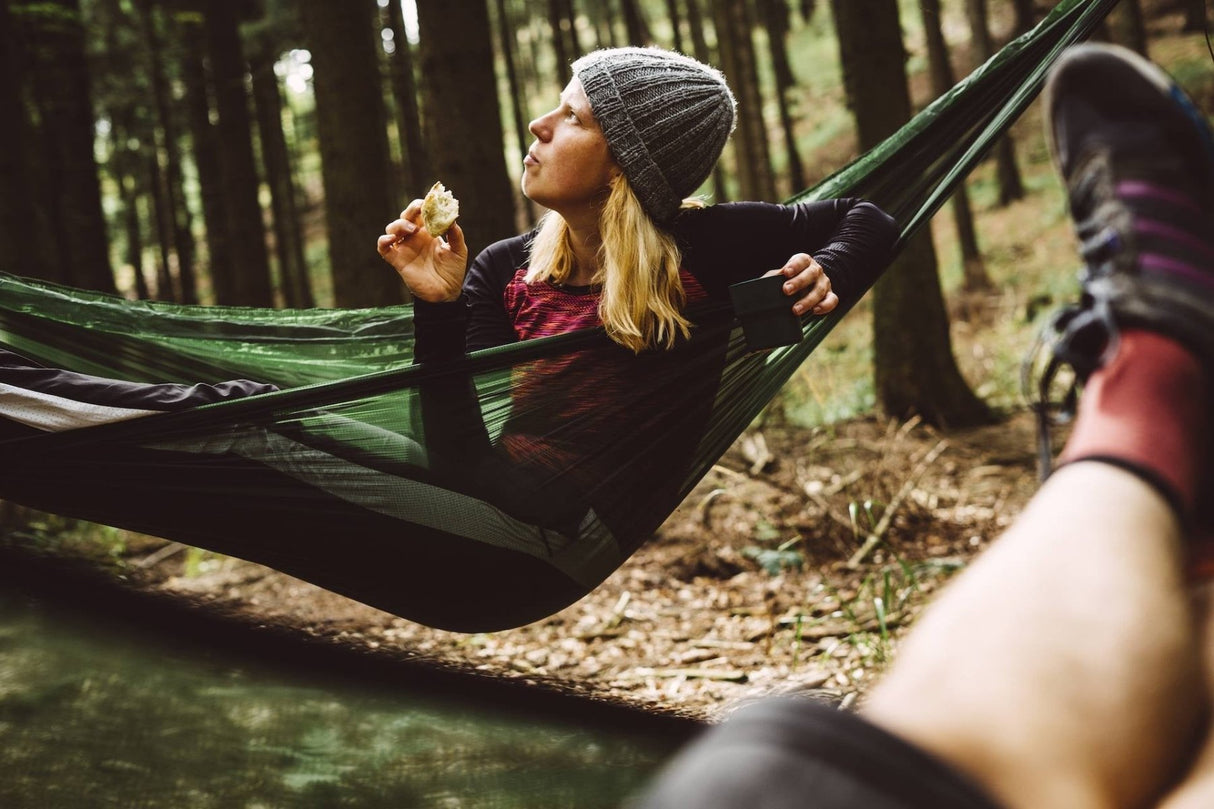 Lesovik SUL - ultraleichte Hängematte mit nur 175g | 300 x 145cm Hängematten mieten I Eddy's Adventure