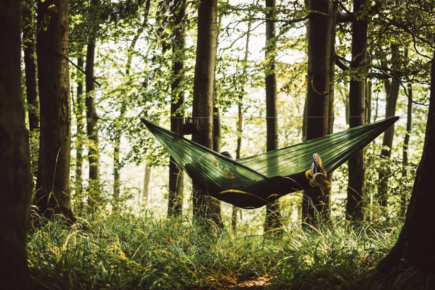 Lesovik SUL - ultraleichte Hängematte mit nur 175g | 300 x 145cm Hängematten mieten I Eddy's Adventure