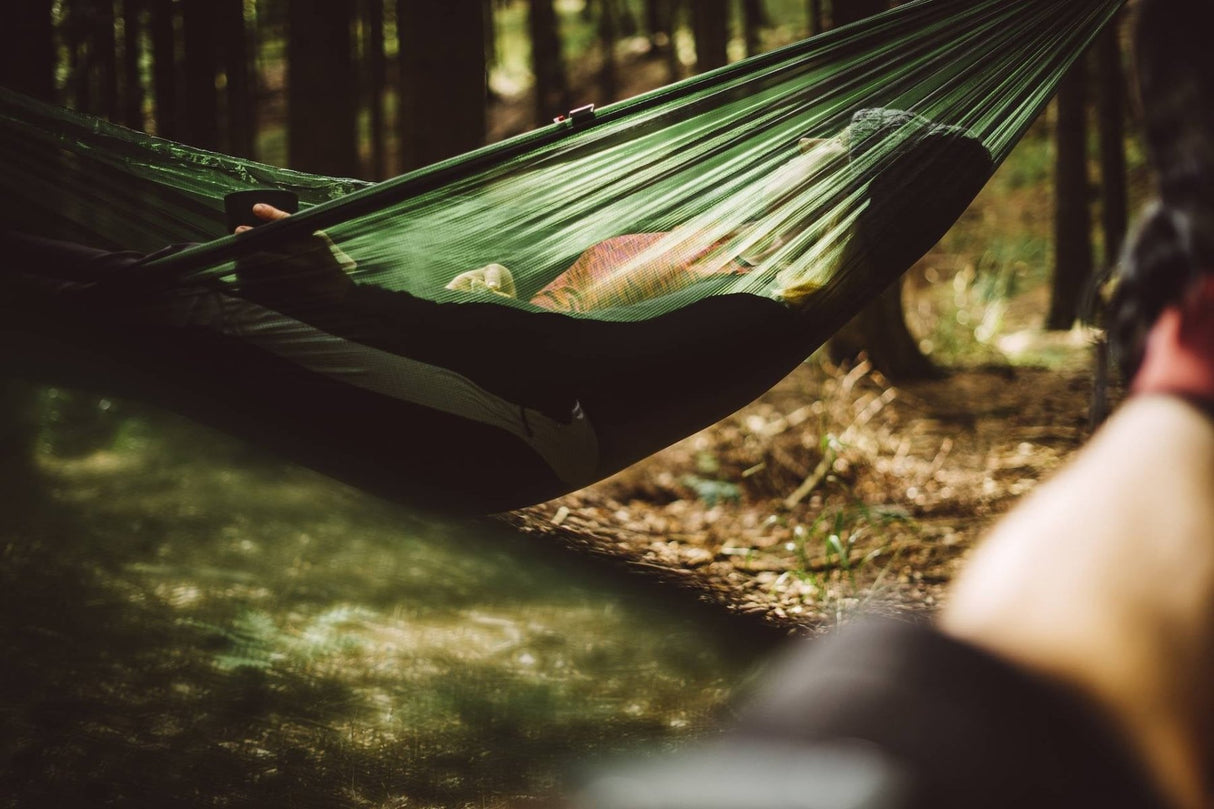 Lesovik SUL - ultraleichte Hängematte mit nur 175g | 300 x 145cm Hängematten mieten I Eddy's Adventure