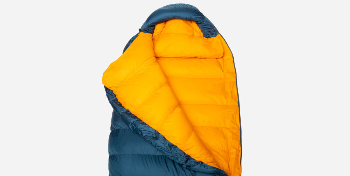 Mountain Equipment Helium 600 - Daunenschlafsack 3 - Jahreszeiten Daunenschlafsäcke mieten I Eddy's Adventure