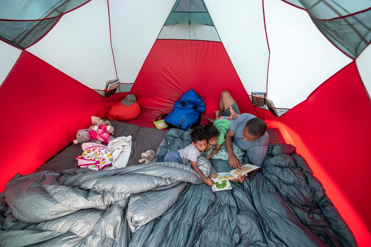 MSR Habitude 4 - Familienzelt mit Stehhöhe für 4 Personen inkl. Zeltunterlage Familienzelte mieten I Eddy's Adventure