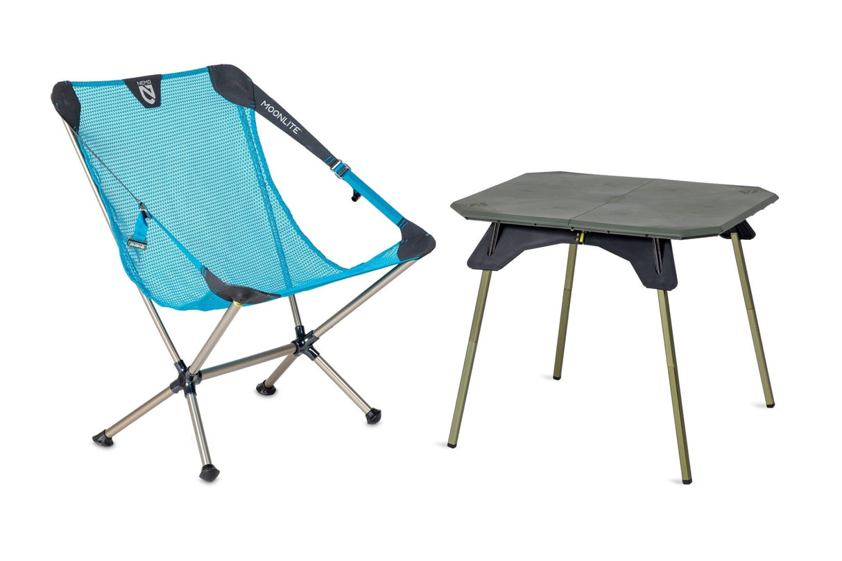 Nemo Moonlander Dual - Height Table - ultraleichter Camping - Falttisch - Gewicht 2.000g JETZT MIETEN bei Eddy's Adventure