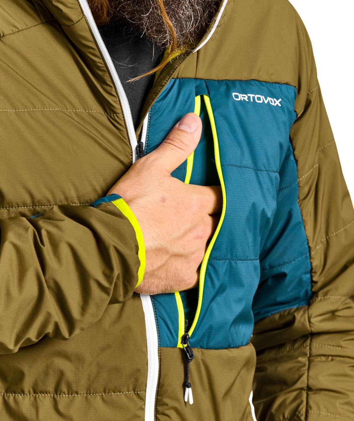 Ortovox Swisswool Piz Duan Jacket - Isolationsjacke mit swisswool JETZT MIETEN bei Eddy's Adventure