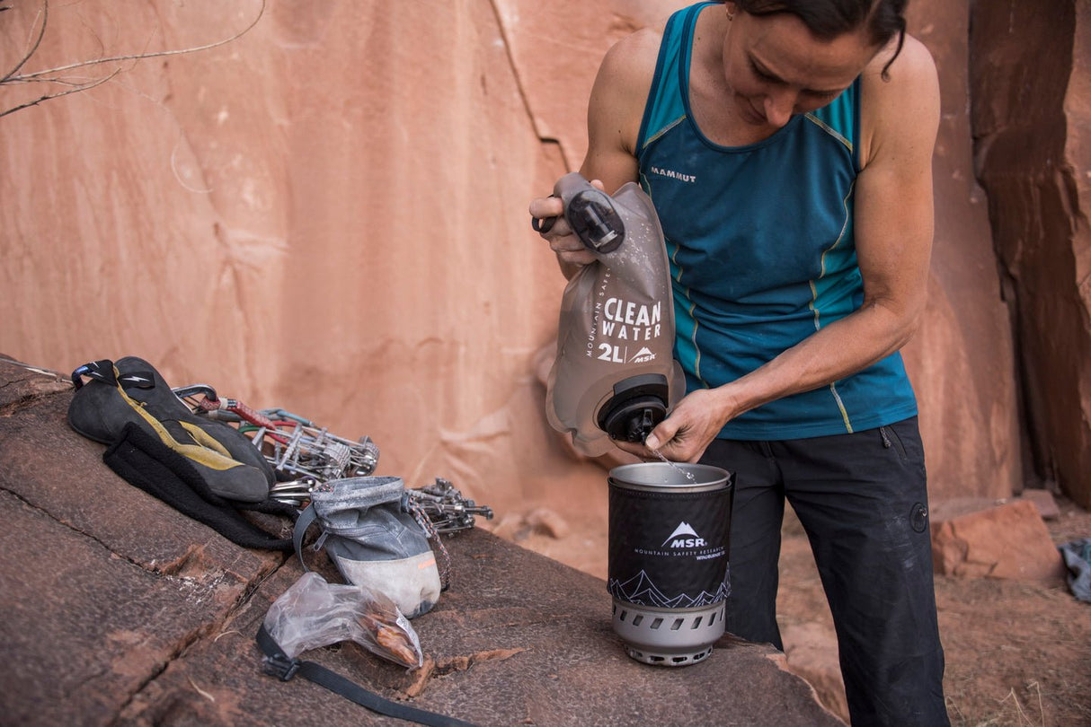 Platypus DromLite Wasserbeutel + Trinkschlauch - sehr kleines und leichtes Trinksystem JETZT MIETEN bei Eddy's Adventure