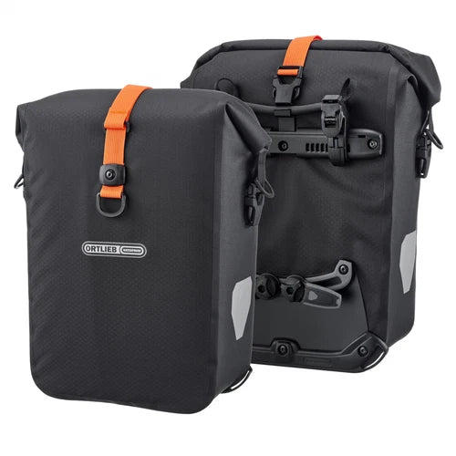 Ortlieb Gravel-Pack QL2.2 - Taschenpaar Bikepacking/ Gepäckträgertaschen mit je 14,5 Liter