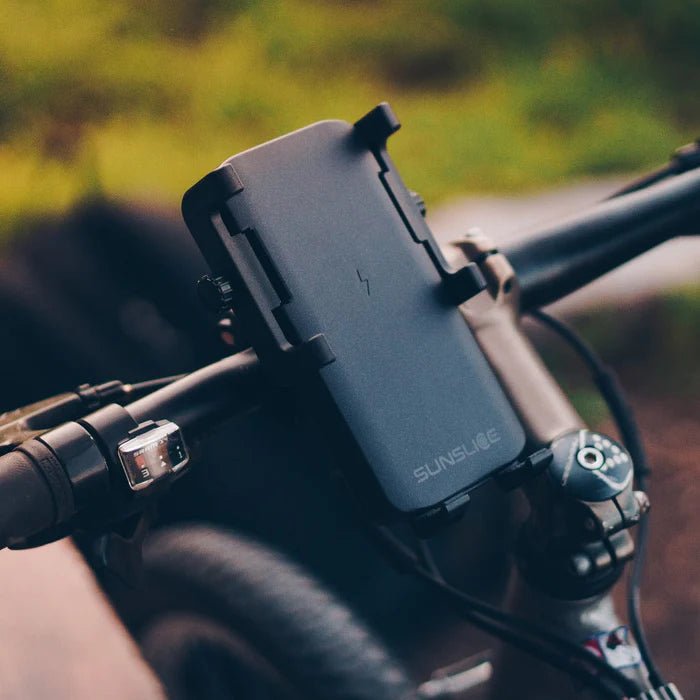 Sunslice Cyclotron 5000 MaH Powerbank, Telefonhalterung und Fahrradlicht