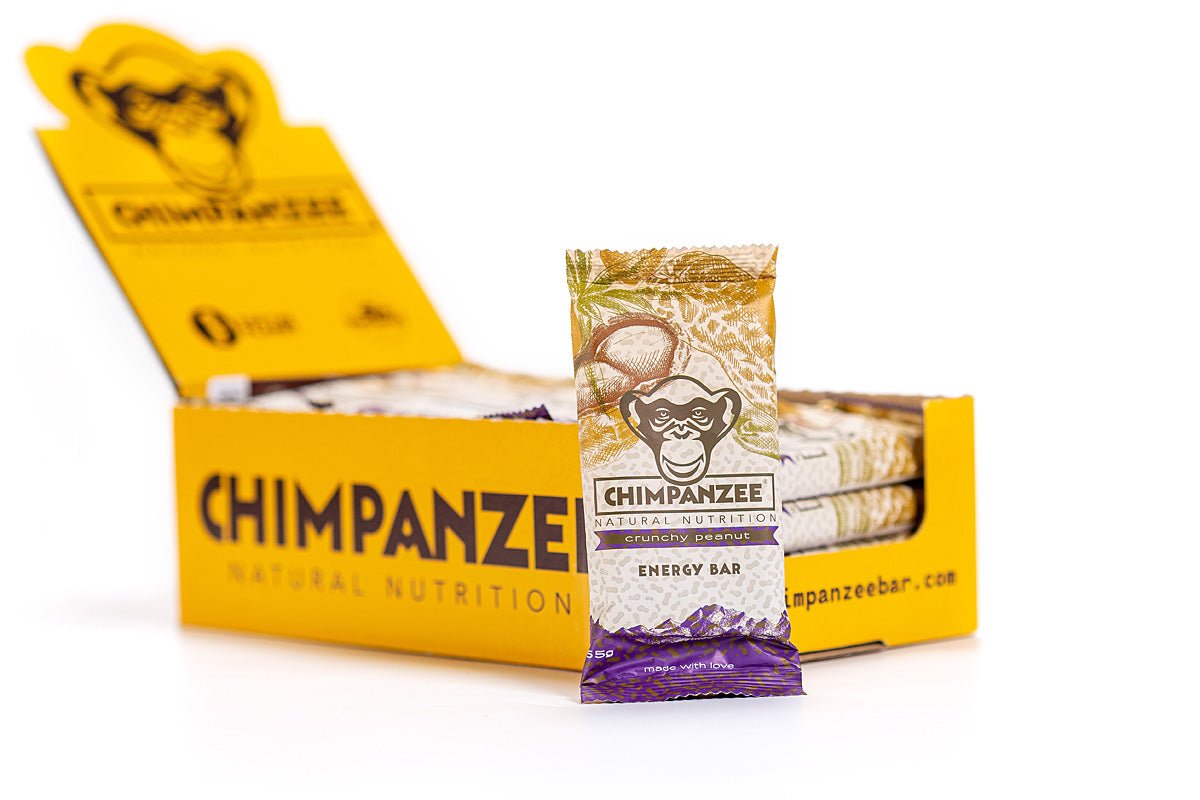 Energy Bar | Chimpanzee Energy Bar - Crunchy Peanut | Eddy's Adventure