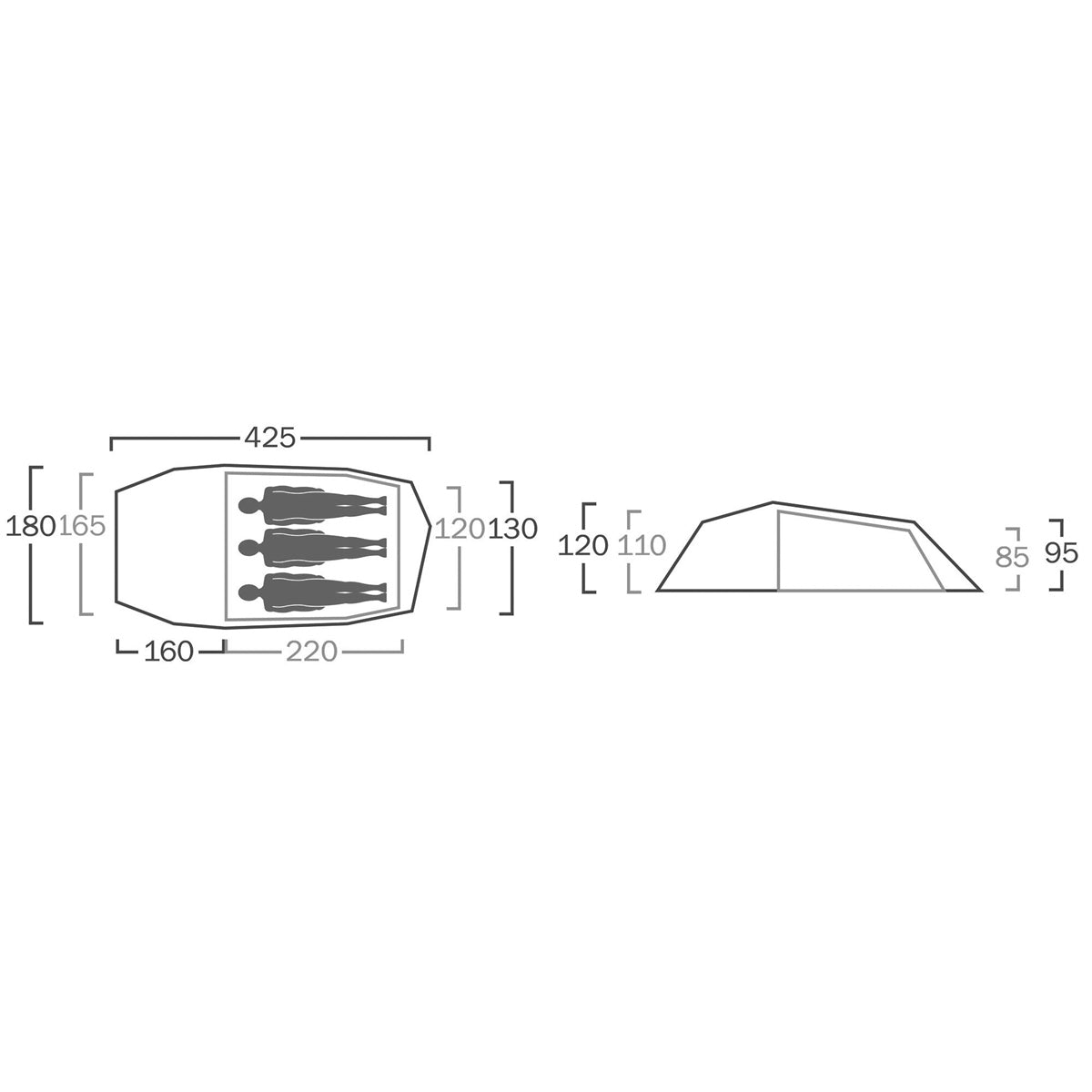 Winterzelt/ Expeditionszelt | Helsport Lofoten X - Trem 3 Camp - Winter - Expeditionszelt | Eddy's Adventure