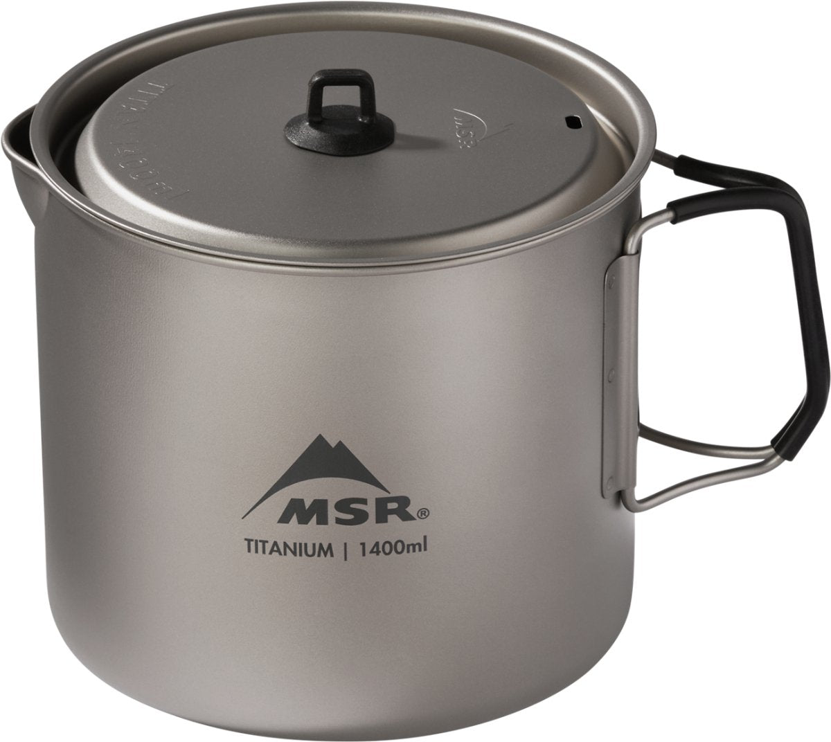 Camping - Geschirr | MSR Titanium Kettle 1400ml Kochkessel | Eddy's Adventure