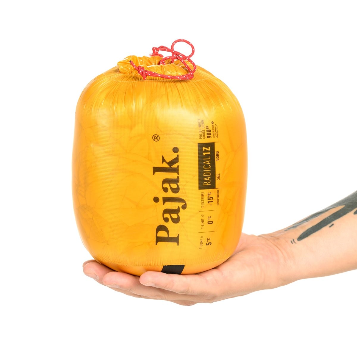 Daunenschlafsack 3 - Jahreszeiten | Pajak Radical 1Z Gold - Daunenschlafsack ultraleicht 3 - Jahreszeiten | Eddy's Adventure