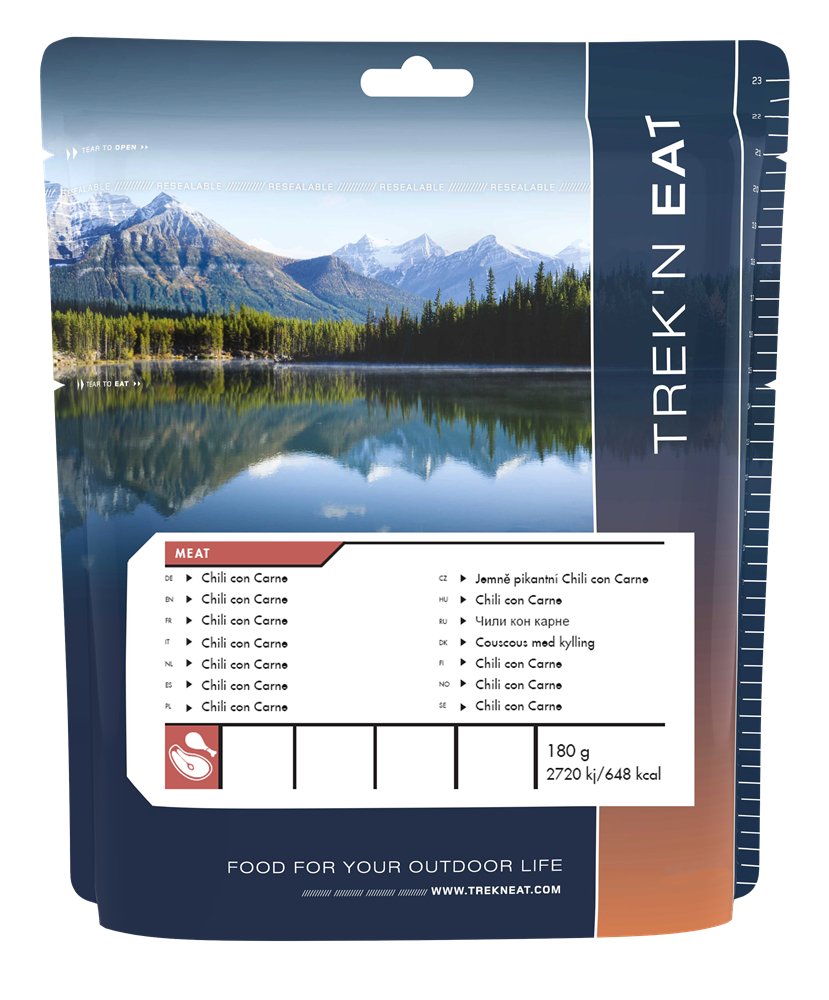 Trekking - Nahrung gefriergetrocknet | Trek'n Eat Chili con Carne | Eddy's Adventure