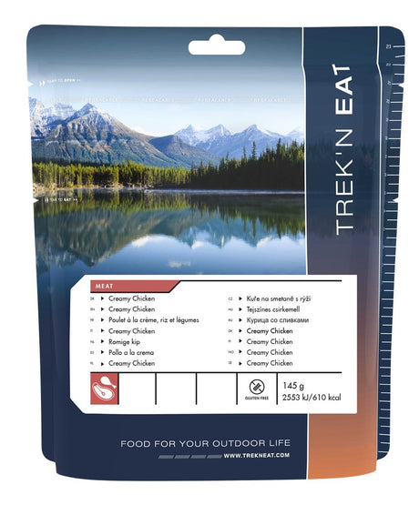 Trekking - Nahrung gefriergetrocknet | Trek'n Eat Creamy Chicken | Eddy's Adventure