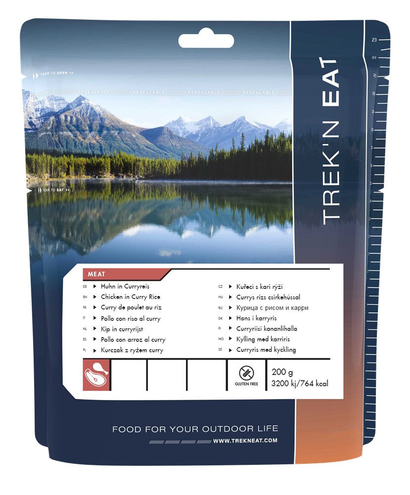 Trekking - Nahrung gefriergetrocknet | Trek'n Eat Huhn in Curryreis | Eddy's Adventure