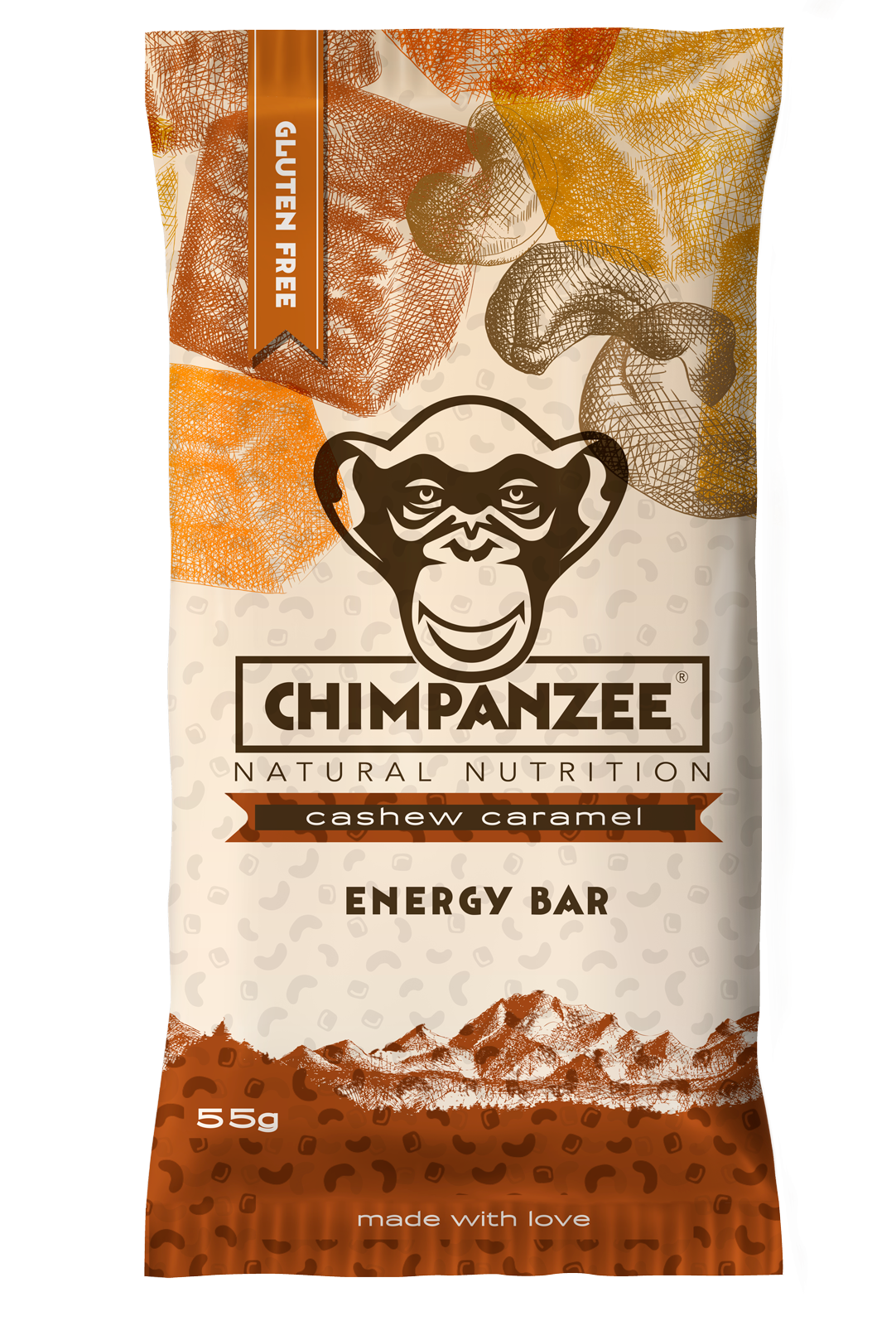 Chimpanzee Energy Bar Cashew Caramel