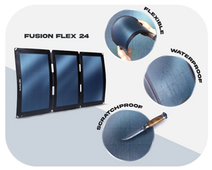 Sunsclice Fusion Flex 24 - tragbares Solarpanel für mehrtägige Touren