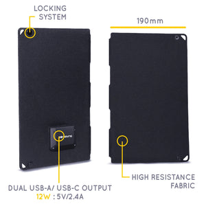 Sunsclice Fusion Flex 12 - ultraleichtes Solarpanel für mehrtägige Touren