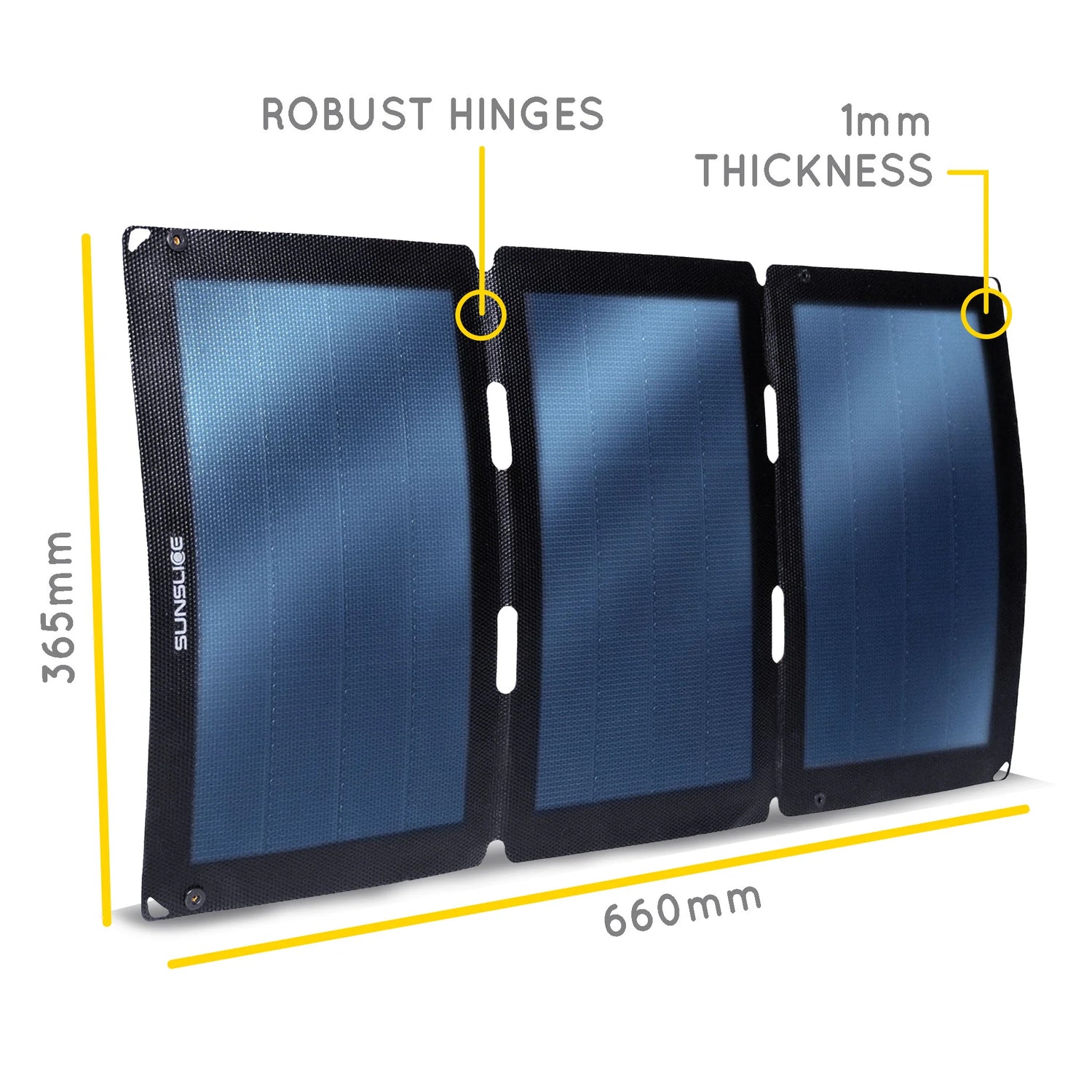 Sunsclice Fusion Flex 24 - tragbares Solarpanel für mehrtägige Touren