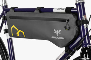 Apidura Expedition Tall Frame Pack (große Rahmentasche) Bikepacking Taschen mieten I Eddy's Adventure