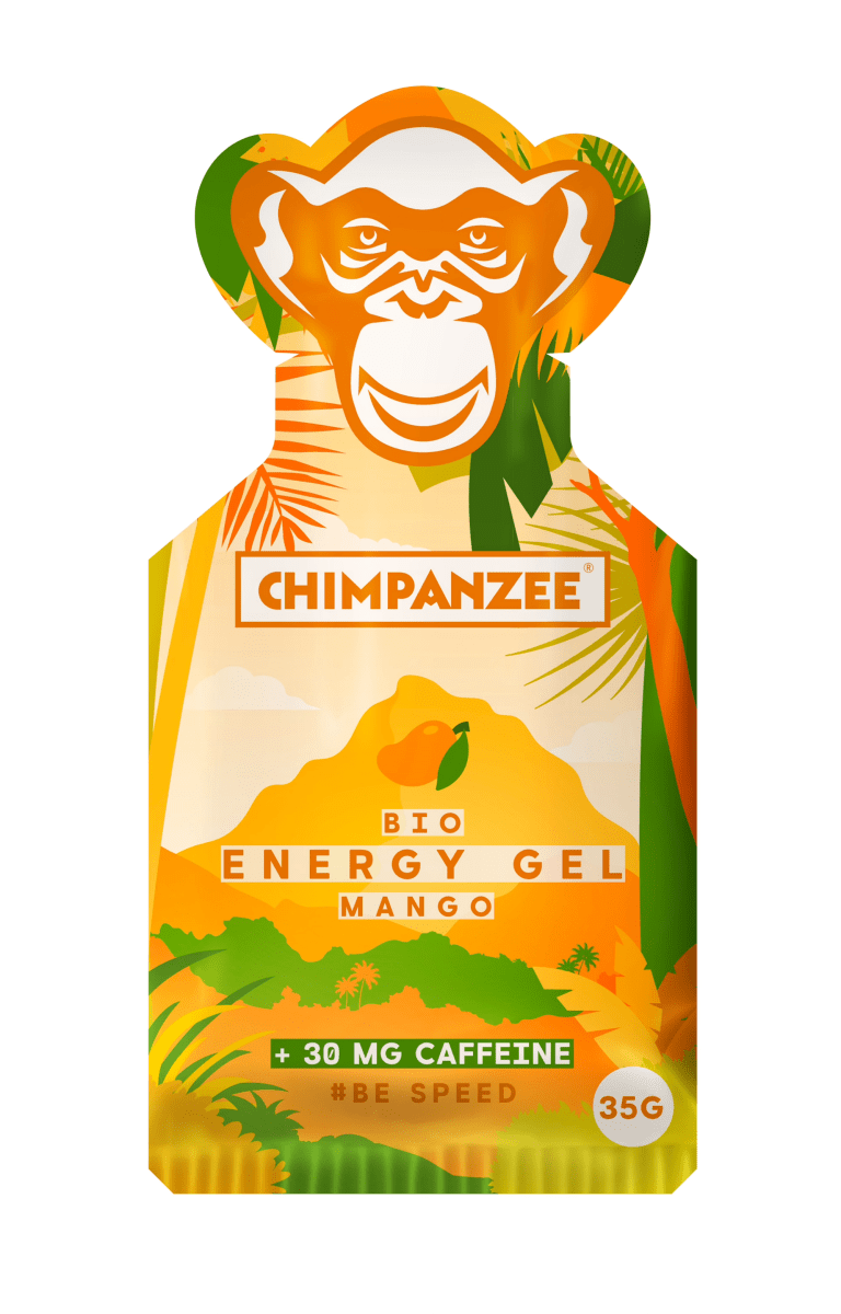 Chimpanzee Energy Gel Mango +Caffein - BIO