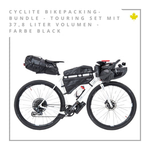CYCLITE Bikepacking - Bundle - Touring Set - 37,8L Volumen - black JETZT MIETEN bei Eddy's Adventure