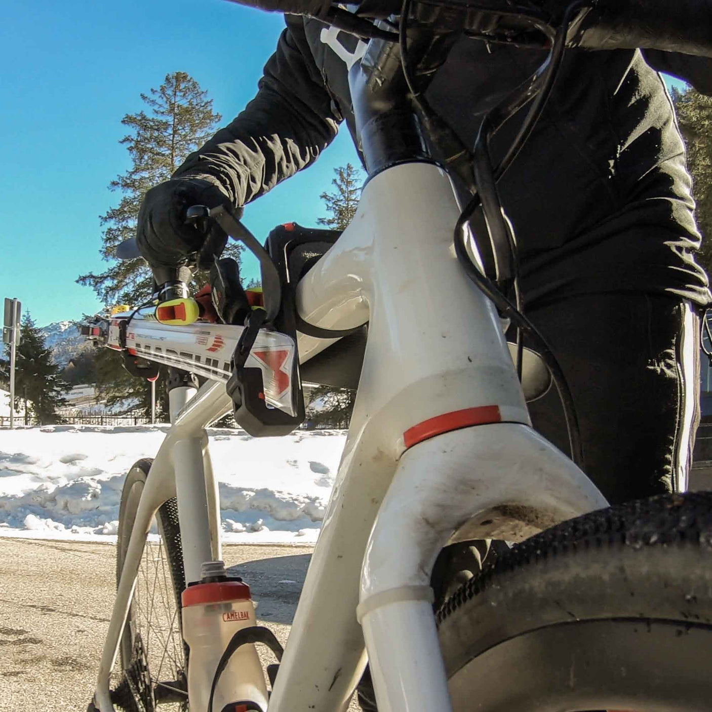 Ski - Halterung/Ski - Rack | CYCLITE Ski Rack - die Ski - Halterung für Dein Mountainbike | Eddy's Adventure