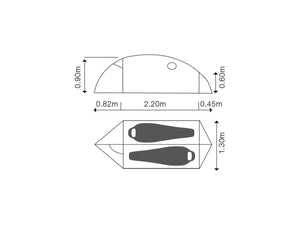 Winterzelt/ Expeditionszelt | EXPED Polaris 2P - Expeditionszelt/Einwandzelt - Gewicht ab 2.350 g | Eddy's Adventure