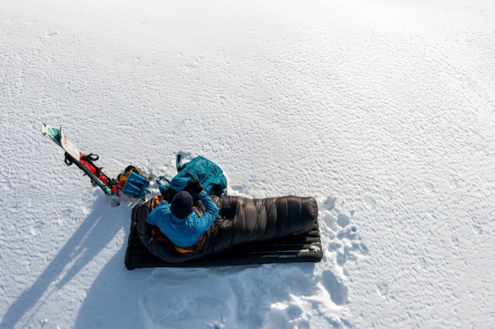 Isomatte Winter | EXPED Ultra 7R - Ultraleichte Daunen - Isomatte für den harten Winter | Eddy's Adventure