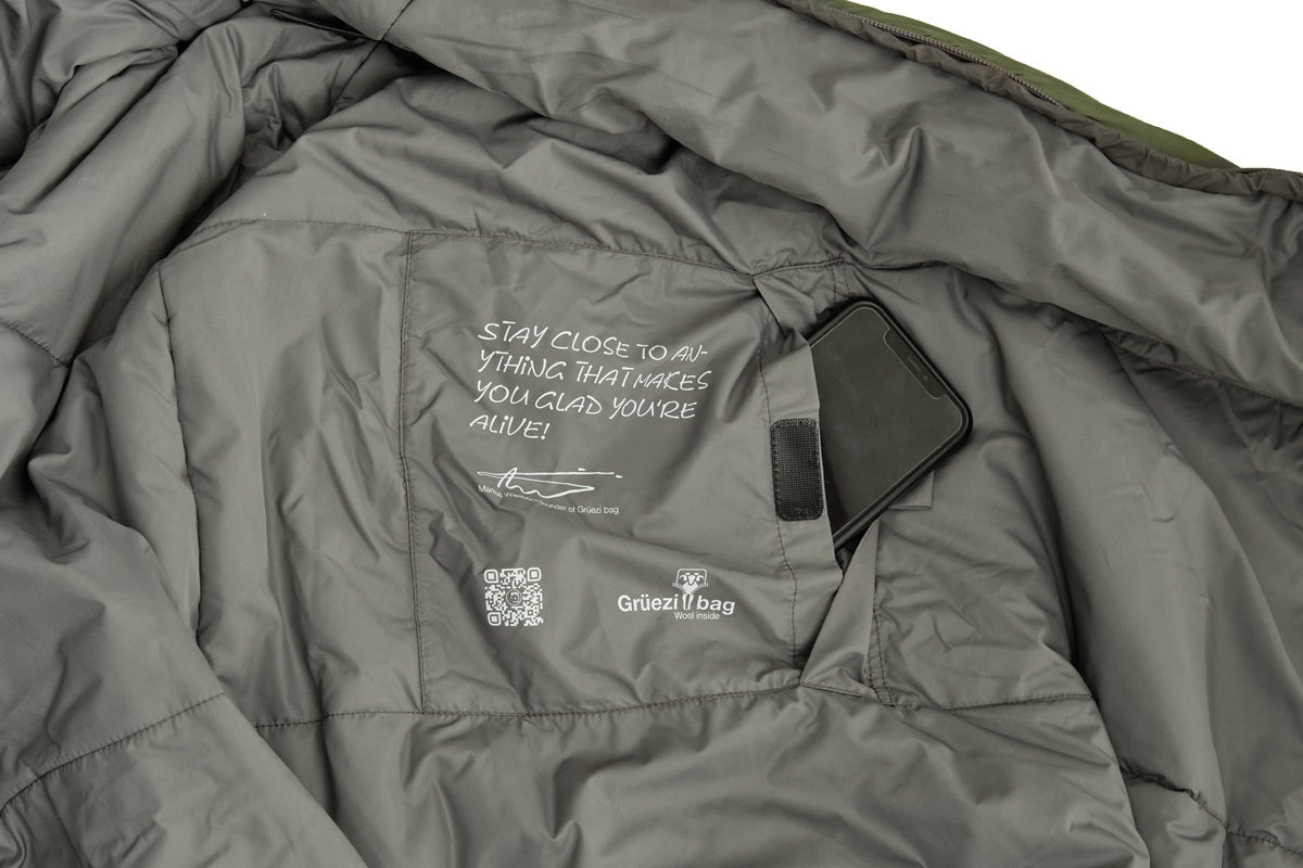 Grüezi Bag Biopod Wolle Survival Ice - Schlafsack für den harten Winter Survival Einsatz Survival - Schlafsack mieten I Eddy's Adventure