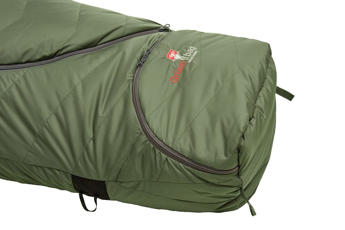 Grüezi Bag Biopod Wolle Survival - Schlafsack für den harten Survival Einsatz Survival - Schlafsack mieten I Eddy's Adventure