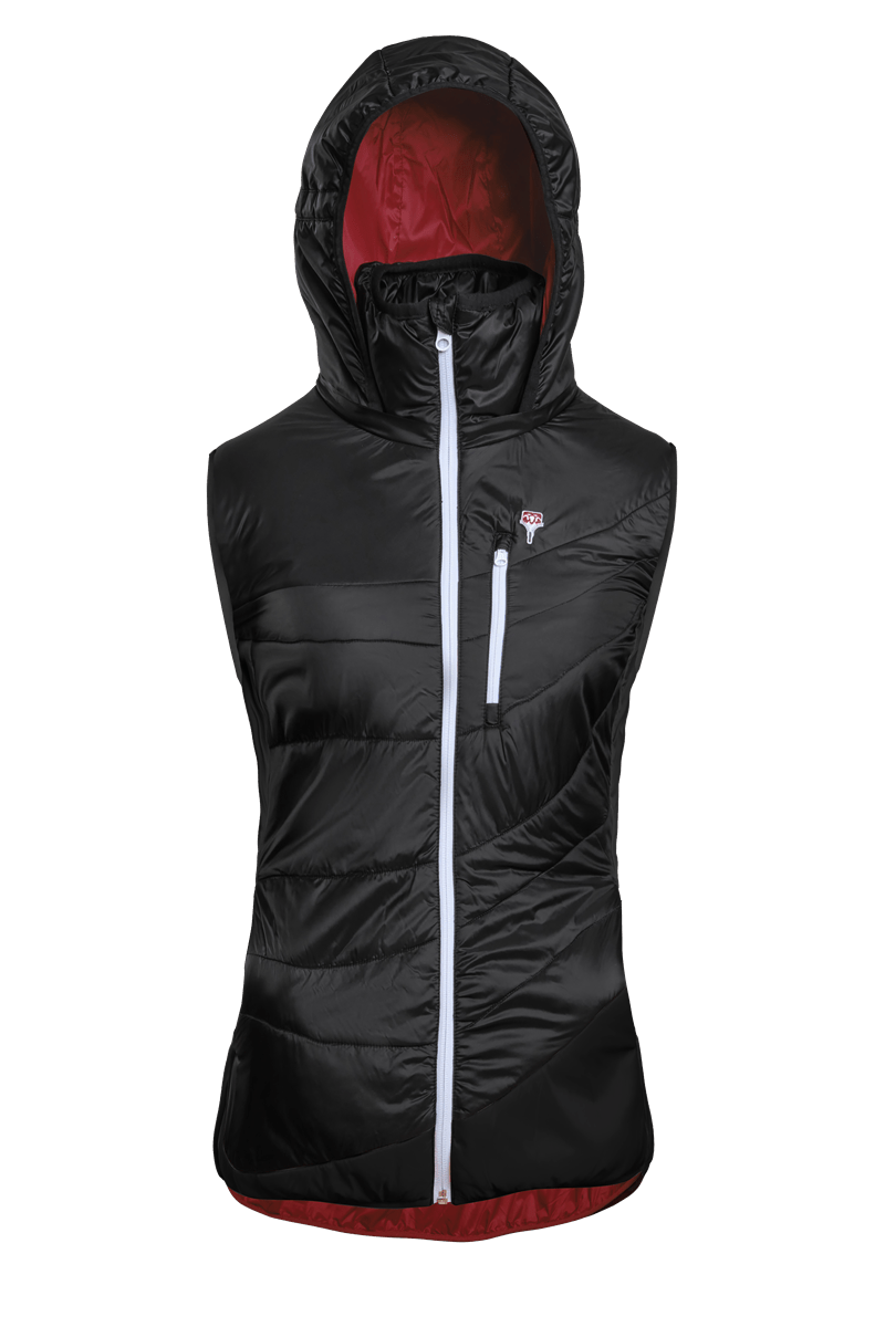 Grüezi bag Refreshful SilkWool Vest Women Isolationsweste | Black Isolationsweste mieten I Eddy's Adventure